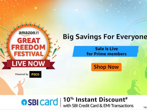 Amazon Great Freedom Festival 2024 Sale Goes Live for Prime Members - Best Deals on Smartphones, Electronics